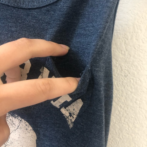 Navy Vintage California Tank Top - Picture 3 of 6